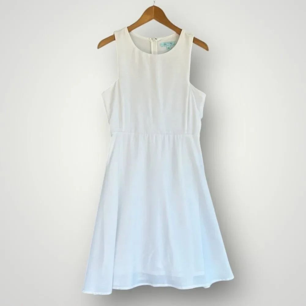🎉5 for $45 🎉 She Sky White Dress Women Size L